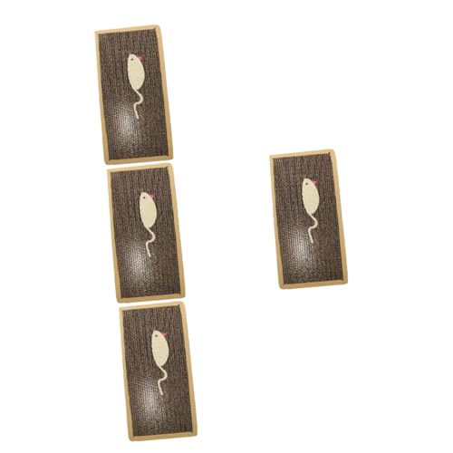MILISTEN 4 Stücke Katzenkratzbrett Für Indoor-Katzen Kätzchen Scratchin Board Verschleißfesten Katze Schleifen Spielzeug Haustier Spielzeug MILISTEN 4 Stücke Katzenkratzbrett Für Indoor-Katzen Kätzchen Scratchin Board Verschleißfesten Katze Schleifen Spielzeug Haustier Spielzeug von Milisten