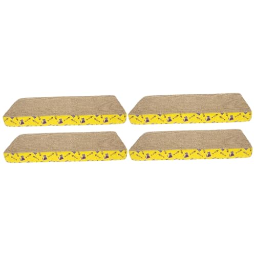 MILISTEN 4 Stück kratzbaum für Katzen katzenspielzeug Katze kratzmatte cat Toys Kratzbrett für Krallenpflege spielzeuge Katzenpfote Kätzchen Kratzbaum Möbel Schaber Brett greifen Wellpapier MILISTEN 4 Stück kratzbaum für Katzen katzenspielzeug Katze kratzmatte cat Toys Kratzbrett für Krallenpflege spielzeuge Katzenpfote Kätzchen Kratzbaum Möbel Schaber Brett greifen Wellpapier von Milisten