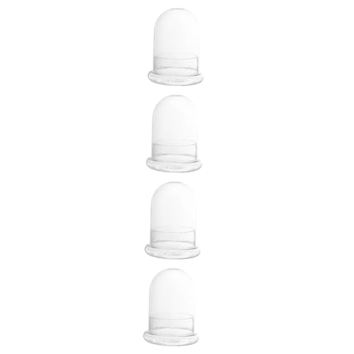 4 Stück Moosglas Selber Machen Kerzen Hydroponik Schutz Borosilikatglas von Milisten
