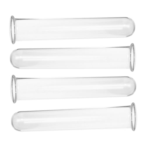 MILISTEN 4-teiliges Reagenzglas Anzuchtröhrchen Für Pflanzen Glas-blumenwasserröhrchen Terrarien-pflanzenvase von Milisten
