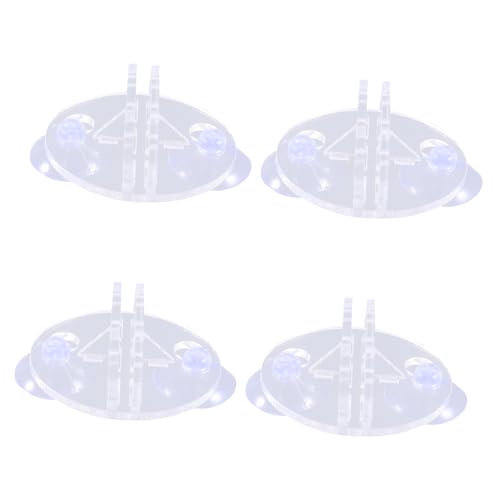 MILISTEN 4 Stück Saugnapfklemme für Isolierplatte Aquarium Zubehör Aquarium Trennwand Clip Aquarium Saugnapf Aquarium Trennwand Zubehör Aquarium-Clip Trennclip für Aquarienzucht Plastik von Milisten