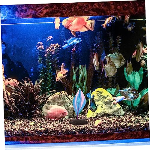 MILISTEN 4 Stück Teiliges Betta Fisch Ruheblatt aus Langlebigem mit Saugnapf Farbige Betta Laich und Ruheplätze Aquarium Dekoration für Kampffische und Aquarienlandschaften von Milisten