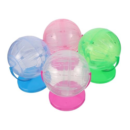 MILISTEN 4 Stück Transparente Leise Laufkugel für Kleintiere für Hamster und Gerbils Einfach zu Reinigen Fördert Gesundheit und Vitalität MILISTEN 4 Stück Transparente Leise Laufkugel für Kleintiere für Hamster und Gerbils Einfach zu Reinigen Fördert Gesundheit und Vitalität von Milisten