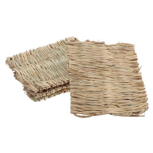 MILISTEN 4 Teiliges Nestpad Für Kaninchen Gewebte Seegrasmatte Für Haustiere Kaninchen Lebensraum Teppich Hamster Futterbett Nestmatte Hasengrasmatte Hühner Legepads Hamsterhäuser MILISTEN 4 Teiliges Nestpad Für Kaninchen Gewebte Seegrasmatte Für Haustiere Kaninchen Lebensraum Teppich Hamster Futterbett Nestmatte Hasengrasmatte Hühner Legepads Hamsterhäuser von Milisten