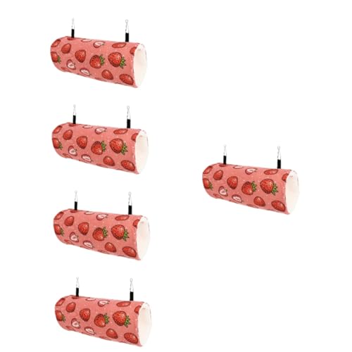 MILISTEN 5 STK Hamster Tunnel Haustier Hamster Schlafhaus Warmes Schlafbett für Haustiere Hamster hängematte hamsterzubehör Kaninchenspielzeug Hasenspielzeug Heimtierbedarf Hamsternest Gang von Milisten