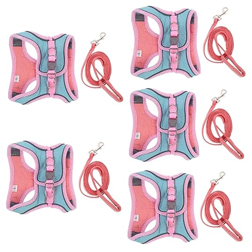 MILISTEN 5 Sets Haustier Kätzchen Leine Und Zugseil Einstellbare Katze Für Im Freien Entzückendes Design MILISTEN 5 Sets Haustier Kätzchen Leine Und Zugseil Einstellbare Katze Für Im Freien Entzückendes Design von Milisten