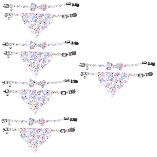 MILISTEN 5 Sets Stilvolle Haustiere Katzenhalsband Neujahr Halstuch Für Jungen Katzen Haustierhalsband Bandana Dreieckstuch Dekorative MILISTEN 5 Sets Stilvolle Haustiere Katzenhalsband Neujahr Halstuch Für Jungen Katzen Haustierhalsband Bandana Dreieckstuch Dekorative von Milisten