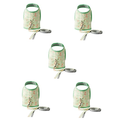 MILISTEN 5 Sets Mesh Hund Weste Pet Strap Katze Atmungsaktive Weste Welpen Leine Hund Schleppen Kabel Für MILISTEN 5 Sets Mesh Hund Weste Pet Strap Katze Atmungsaktive Weste Welpen Leine Hund Schleppen Kabel Für von Milisten