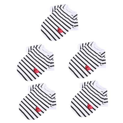 MILISTEN 5 Stück Hunde Shirt Haustier Kleidung Dekorative Hunde Kleidung Bequeme Hunde Kleidung Dekoratives Haustier Sweatshirt Sommer Welpen Shirt Hemden Für Katze Atmungsaktives MILISTEN 5 Stück Hunde Shirt Haustier Kleidung Dekorative Hunde Kleidung Bequeme Hunde Kleidung Dekoratives Haustier Sweatshirt Sommer Welpen Shirt Hemden Für Katze Atmungsaktives von Milisten