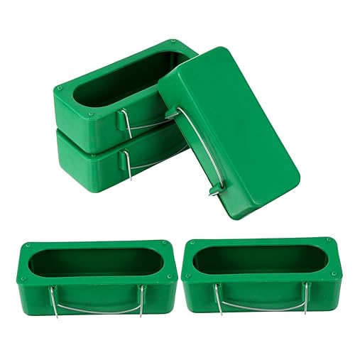 MILISTEN 5pcs Papagei Feeder Lebensmittel Tablett Sicher Kunststoff Vogel Krippe Einfach Waschen Verwenden Auslaufsichere Grüne Quadratische Box für Vögel MILISTEN 5pcs Papagei Feeder Lebensmittel Tablett Sicher Kunststoff Vogel Krippe Einfach Waschen Verwenden Auslaufsichere Grüne Quadratische Box für Vögel von Milisten