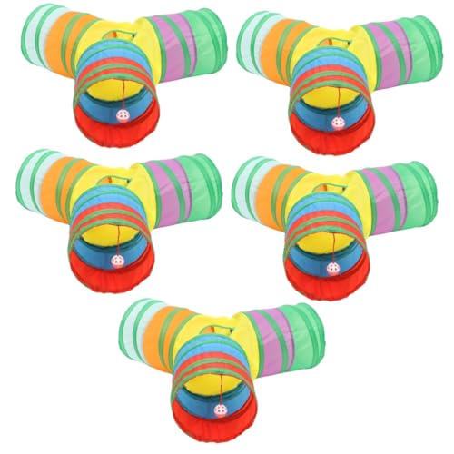 MILISTEN 5 Stücke Outdoor Tunnel Katze Spielzeug Auf String Tragen-beständig Kätzchen Spielzeug Katze Zubehör Tunnel Haustier Spielzeug MILISTEN 5 Stücke Outdoor Tunnel Katze Spielzeug Auf String Tragen-beständig Kätzchen Spielzeug Katze Zubehör Tunnel Haustier Spielzeug von Milisten