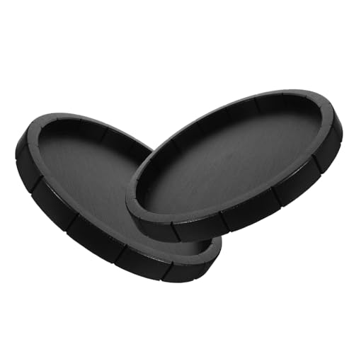 MILISTEN 3sets Crawler Food Dish Reptile Bowl Große Futternapf Für Schildkröten Robuste Schwarze Heimtierbedarf 2 Stücke * 3 von Milisten