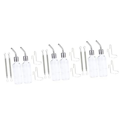 Milisten 6stücke Wasserspender Flasche Für Haustiere Trinkflasche Für Kaninchen Hamster Meerschweinchen Auslaufsicherer Edelstahl Und Einfach Zu Überwachen Reinigen Milisten 6stücke Wasserspender Flasche Für Haustiere Trinkflasche Für Kaninchen Hamster Meerschweinchen Auslaufsicherer Edelstahl Und Einfach Zu Überwachen Reinigen von Milisten