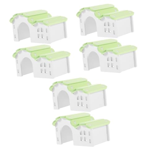 MILISTEN 6 STK Hamsternest hamsterhaus Hamster Spielzeug Haustier Spielzeug Kleintierzubehör Tierheim für Hamster Hamsterbiss Meerschweinchenhaus Hamsterversteck entzückendes Rattenhaus PVC MILISTEN 6 STK Hamsternest hamsterhaus Hamster Spielzeug Haustier Spielzeug Kleintierzubehör Tierheim für Hamster Hamsterbiss Meerschweinchenhaus Hamsterversteck entzückendes Rattenhaus PVC von Milisten