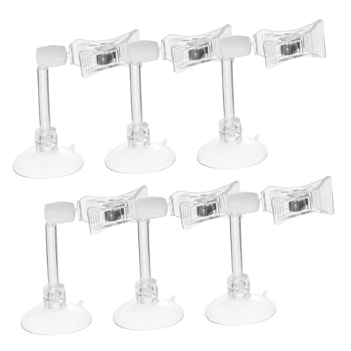 Milisten Fischfütterungswerkzeuge 6er-Pack Aquarium-Cup-Clips Gemüse-algen-klemme Für Aquarium von Milisten