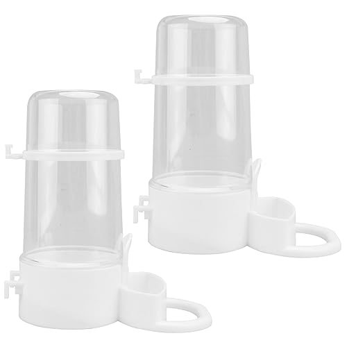 MILISTEN 8 STK Vogelfütterer Lovebird Wasserspender Automatischer Spender Taubentränke Vogelkäfig Zubehör Vogelhäuschen Für Draussen Volierenkäfig Im Freien Papagei Wasserkrug Weiß Plastik MILISTEN 8 STK Vogelfütterer Lovebird Wasserspender Automatischer Spender Taubentränke Vogelkäfig Zubehör Vogelhäuschen Für Draussen Volierenkäfig Im Freien Papagei Wasserkrug Weiß Plastik von Milisten