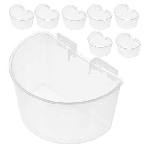 MILISTEN 8 Stück Hängenden Vogelhäuschen Kaninchen Essen Fütterung Und Nein im Freien Wasserfutterbecken für Tauben Wasserbecher für Tauben Käfig Tassen Plastik Transparent MILISTEN 8 Stück Hängenden Vogelhäuschen Kaninchen Essen Fütterung Und Nein im Freien Wasserfutterbecken für Tauben Wasserbecher für Tauben Käfig Tassen Plastik Transparent von Milisten