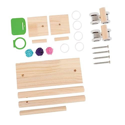 Milisten Lustiges Vogelspielzeug 8-teiliges Set Vogel Holzspielzeug Vogel Basketball Spielzeug Vogelständer Papagei Trainingsspielzeug für Ziervögel Milisten Lustiges Vogelspielzeug 8-teiliges Set Vogel Holzspielzeug Vogel Basketball Spielzeug Vogelständer Papagei Trainingsspielzeug für Ziervögel von Milisten