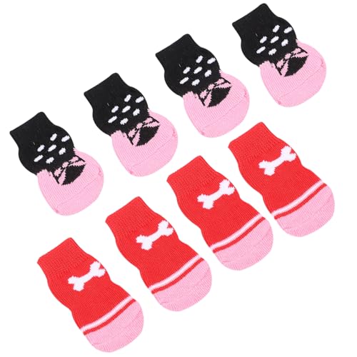 Milisten Warme Haustier Pfotensocken Set 2 Paar - Hundesocken Weihnachtsmotive Weich Gemütlich für Milisten Warme Haustier Pfotensocken Set 2 Paar - Hundesocken Weihnachtsmotive Weich Gemütlich für von Milisten