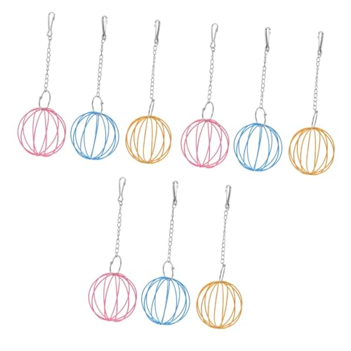 Milisten 9stücke Hängender Futterball Für Kleintiere Aus Wiederverwendbarer Futterspender Für Hamster Kaninchen Und Meerschweinchen Für Grasfütterung Und Spielzeit Zufällige Farben Milisten 9stücke Hängender Futterball Für Kleintiere Aus Wiederverwendbarer Futterspender Für Hamster Kaninchen Und Meerschweinchen Für Grasfütterung Und Spielzeit Zufällige Farben von Milisten