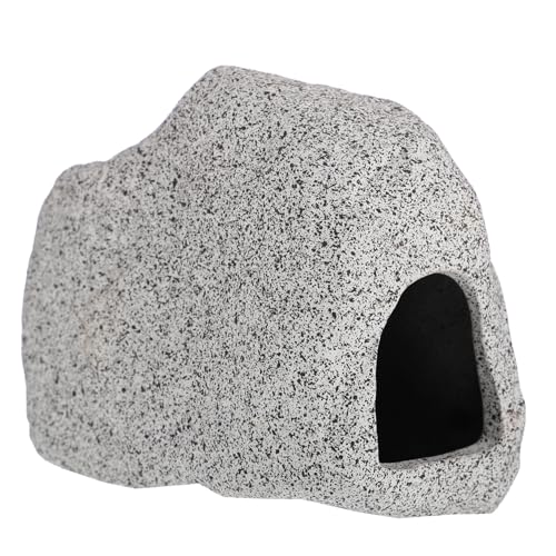 MILISTEN Aquarium Tontopf Aquarium-Fischhöhle Tankverzierung groß Panzer Aquarienfische LED Aquarium Dekoration Aquarium versteck Zubehör für Aquarien Aquarium Schmuck Ton Light Grey von Milisten