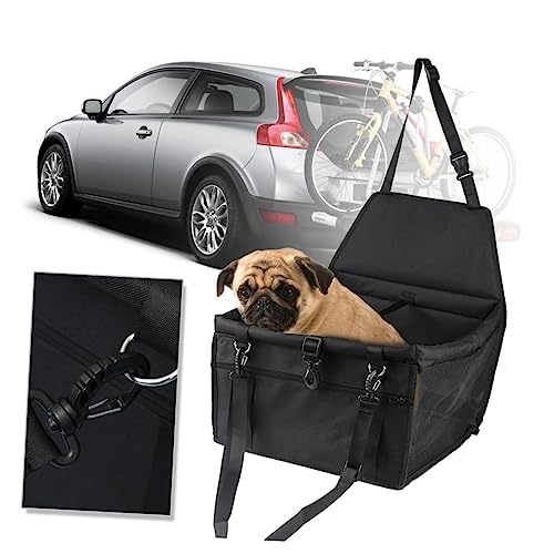 Milisten Hundesitz Auto Haustiertasche mit Netz Sichere Tragetasche für Welpen Atmungsaktiv & Reisebox für Katzen Hunde Milisten Hundesitz Auto Haustiertasche mit Netz Sichere Tragetasche für Welpen Atmungsaktiv & Reisebox für Katzen Hunde von Milisten