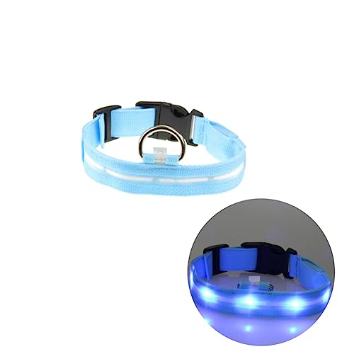 MILISTEN Beleuchtetes Hundehalsband Größe S/m 7 LEDs Blinkend Nachtsichtbarkeit Reflektierender Streifen Haustiersicherheit Zum Spazierengehen MILISTEN Beleuchtetes Hundehalsband Größe S/m 7 LEDs Blinkend Nachtsichtbarkeit Reflektierender Streifen Haustiersicherheit Zum Spazierengehen von Milisten