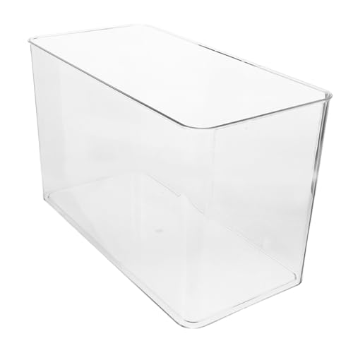 MILISTEN Desktop Mikro Landschafts Aquarium Kunststoff Terrarium Durchsichtiges Aquarium Für Die Zucht Von Schildkröten Rechteckiges Fischglas Transparentes von Milisten