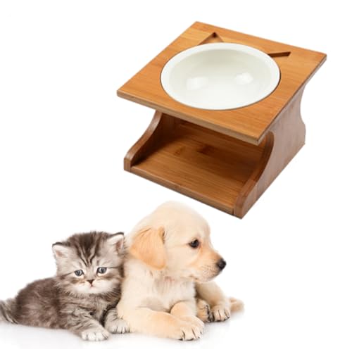 MILISTEN Einzelne Holz Hundenapf Rutschfester Futternapf für Katzen Wassernapf für Trockenfutter Nassfutter und Wasser Geruchsneutral MILISTEN Einzelne Holz Hundenapf Rutschfester Futternapf für Katzen Wassernapf für Trockenfutter Nassfutter und Wasser Geruchsneutral von Milisten
