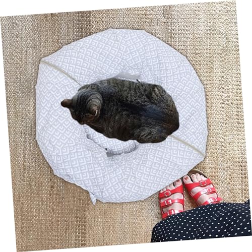 MILISTEN Faltbarer Katzen Tunnelbett Spieltunnel mit Großem Katzenbett für Drinnen Multifunktionales Katzenspielzeug für Interaktives und Gemütliche Ruhe MILISTEN Faltbarer Katzen Tunnelbett Spieltunnel mit Großem Katzenbett für Drinnen Multifunktionales Katzenspielzeug für Interaktives und Gemütliche Ruhe von Milisten