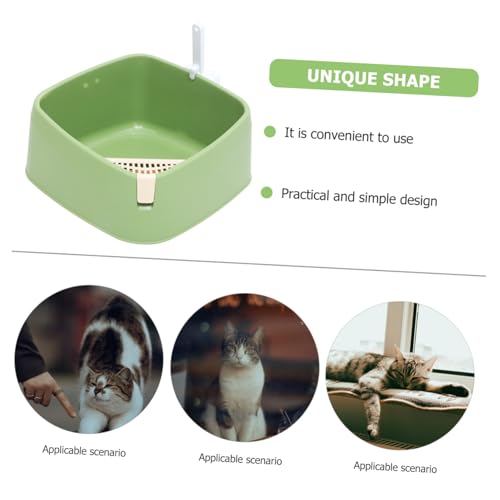 MILISTEN Halbgeschlossene Katzentoilette Große Katzenklo mit Auslaufschutz Kratzfest Robust Leicht zu Reinigen Umweltfreundliches Material für Katzentoilette und Zufällige Farbe MILISTEN Halbgeschlossene Katzentoilette Große Katzenklo mit Auslaufschutz Kratzfest Robust Leicht zu Reinigen Umweltfreundliches Material für Katzentoilette und Zufällige Farbe von Milisten