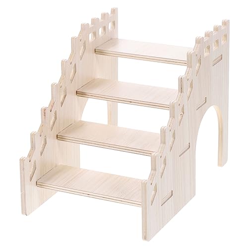 MILISTEN Hamster Kletterleiter aus Holz Bissfestes Kleintierspielzeug Glatte Oberfläche Multifunktionale Haustierleiter für Hamster Zwerghamster Rennmäuse und Kleine Nager zum Klettern und MILISTEN Hamster Kletterleiter aus Holz Bissfestes Kleintierspielzeug Glatte Oberfläche Multifunktionale Haustierleiter für Hamster Zwerghamster Rennmäuse und Kleine Nager zum Klettern und von Milisten