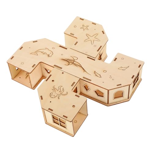 MILISTEN Haustierspielzeug – Hamster Aus Holz Mit Labyrinth Und Kletterspielzeug Sicher Für Kleintiere Ratten Chinchillas Indoor-aktivitätsset MILISTEN Haustierspielzeug – Hamster Aus Holz Mit Labyrinth Und Kletterspielzeug Sicher Für Kleintiere Ratten Chinchillas Indoor-aktivitätsset von Milisten