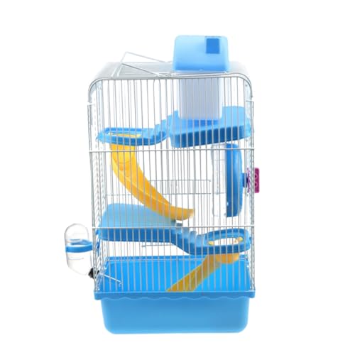 MILISTEN Hamsterkäfig Haustierhaus Villenkäfig für kleine Haustiere Luxus Hamsterständer aus Holz Hamster häuschen Hamster käfig Haustierkäfig Kleintierkäfig erhöhen dreilagiger Käfig MILISTEN Hamsterkäfig Haustierhaus Villenkäfig für kleine Haustiere Luxus Hamsterständer aus Holz Hamster häuschen Hamster käfig Haustierkäfig Kleintierkäfig erhöhen dreilagiger Käfig von Milisten