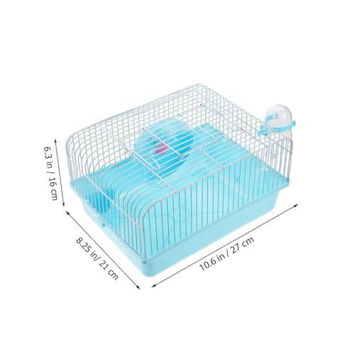 MILISTEN Handliches Hamsterhaus Outdoor Käfig mit Futterstation Laufrad und Trinkflasche Tragbarer Nagerkäfig Atmungsaktiv Leicht für Ausflüge und Reisen Geeignet MILISTEN Handliches Hamsterhaus Outdoor Käfig mit Futterstation Laufrad und Trinkflasche Tragbarer Nagerkäfig Atmungsaktiv Leicht für Ausflüge und Reisen Geeignet von Milisten