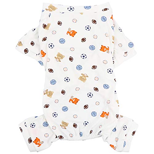 MILISTEN Haustier Hund Pyjama Mädchen-Nachthemd Welpenkleidung Für Mädchen Hundekleidung Jungenkleidung Kleidung Für Welpenmädchen Hunde-Outfit Kätzchen Karikatur Weiß Loungewear Baumwolle MILISTEN Haustier Hund Pyjama Mädchen-Nachthemd Welpenkleidung Für Mädchen Hundekleidung Jungenkleidung Kleidung Für Welpenmädchen Hunde-Outfit Kätzchen Karikatur Weiß Loungewear Baumwolle von Milisten