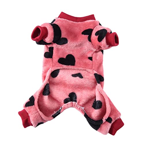 MILISTEN Warme Pyjamas Für Haustiere Atmungsaktive Winterkleidung Für Hunde Bequemes Outfit Für Kleine Und Mittelgroße Hunde Für Und Gemütliche Abende von Milisten