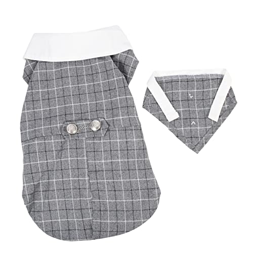 MILISTEN Haustieranzug Hunde-Smoking-Ornament Hochzeitsanzug für Haustiere Hunde-Outfit Kleidung hundeanzug Dog Costume Hundetuxedo für Hochzeit Smokinganzug für Haustiere Polyester Grey MILISTEN Haustieranzug Hunde-Smoking-Ornament Hochzeitsanzug für Haustiere Hunde-Outfit Kleidung hundeanzug Dog Costume Hundetuxedo für Hochzeit Smokinganzug für Haustiere Polyester Grey von Milisten