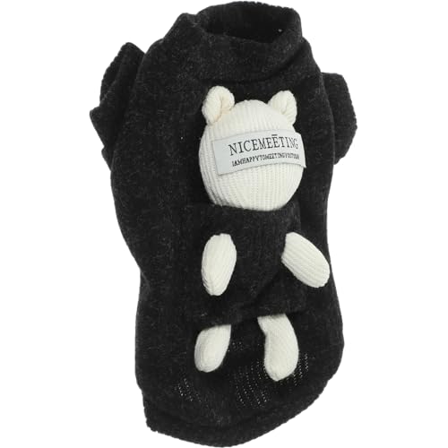 MILISTEN Warme Hundekleidung Für Winter Bequeme Haustierjacke Entzückendes Welpenkostüm Atmungsaktive Outdoor-Kleidung Mit Bären-Design von Milisten