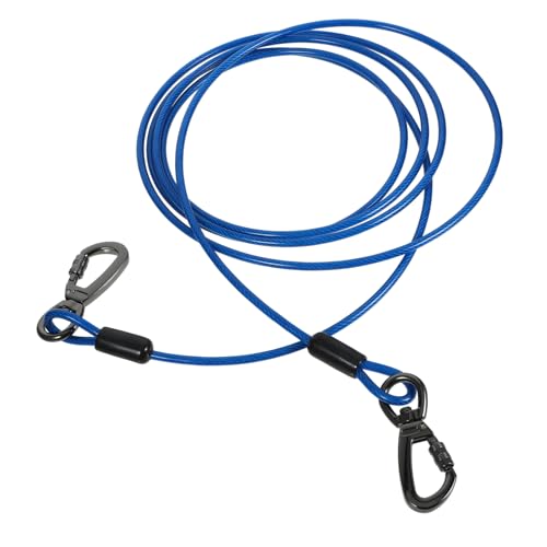 MILISTEN Haustierleine Leine Seil lang führen Erweiterbar Leinen draußen Hundeseil Laufleine für Hunde Hund zugseil Leine Hund läuft an der Leine Hundeleine PVC Blue MILISTEN Haustierleine Leine Seil lang führen Erweiterbar Leinen draußen Hundeseil Laufleine für Hunde Hund zugseil Leine Hund läuft an der Leine Hundeleine PVC Blue von Milisten