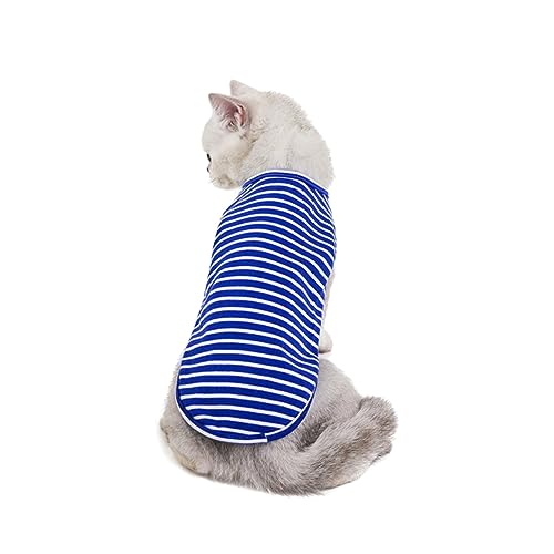 MILISTEN Hemd Mit Katzenstreifen Haustierkleidung Gestreifte Katzenkleidung Kleidung Mit Katzenstreifen Blue MILISTEN Hemd Mit Katzenstreifen Haustierkleidung Gestreifte Katzenkleidung Kleidung Mit Katzenstreifen Blue von Milisten