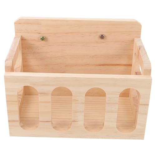 MILISTEN Kaninchen Futterspender aus Holz Multifunktional Heu Futterspender für Meerschweinchen Installieren Haustierbedarf MILISTEN Kaninchen Futterspender aus Holz Multifunktional Heu Futterspender für Meerschweinchen Installieren Haustierbedarf von Milisten