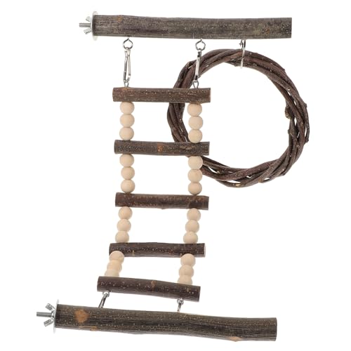 MILISTEN Papageien Kletterleiter Holz Sittich Trainingsleiter Für Kleine Und Mittelgroße Vögel Vogel Spielzeug Langlebig Und Robust MILISTEN Papageien Kletterleiter Holz Sittich Trainingsleiter Für Kleine Und Mittelgroße Vögel Vogel Spielzeug Langlebig Und Robust von Milisten