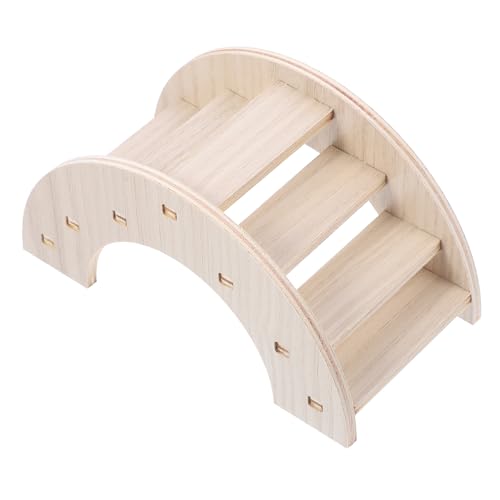MILISTEN Holzbrückenspielzeuge Hamster Meerschweinchen Klettern Kletterbrücke für Haustiere Chinchilla-Kletterspielzeug Brückenspielzeug für Chinchilla hölzern MILISTEN Holzbrückenspielzeuge Hamster Meerschweinchen Klettern Kletterbrücke für Haustiere Chinchilla-Kletterspielzeug Brückenspielzeug für Chinchilla hölzern von Milisten