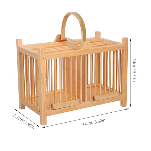 MILISTEN Holzkäfig für Grillen: Grillenbehälter mit Holzrahmen und Griff, Lebensraum für Reptilien, für kleine Haustiere, Heuschrecken, Vogelspinnen MILISTEN Holzkäfig für Grillen: Grillenbehälter mit Holzrahmen und Griff, Lebensraum für Reptilien, für kleine Haustiere, Heuschrecken, Vogelspinnen von Milisten
