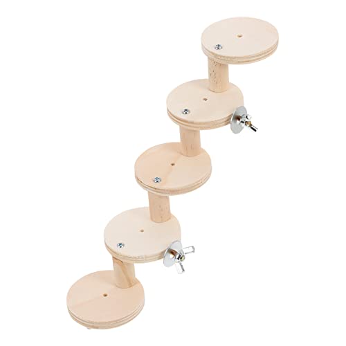 MILISTEN Holzleiterspielzeug Hamster hamsterspielzeug nager Hamster Tritt Treppe Haustier interessante Hamsterleiter interessante Chinchilla-Leiter Rostfreier Stahl MILISTEN Holzleiterspielzeug Hamster hamsterspielzeug nager Hamster Tritt Treppe Haustier interessante Hamsterleiter interessante Chinchilla-Leiter Rostfreier Stahl von Milisten