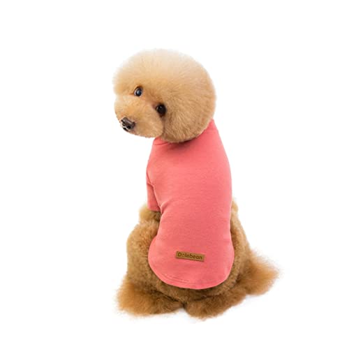 MILISTEN Haustierkleidung Nachthemd joggingleine Dog Hund Haustiere Heimtextilien-Baumwollhemd Pyjama Schlafanzug für Männer Haustier-Baumwollhemd Hundekleidung der Hund Baumwoll-Shirt Rosa von Milisten