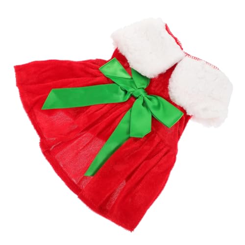 MILISTEN Hunderock Mit Schleife Hundebekleidung Santa Hundekostüm Weihnachten Weihnachtskleidung Für Hunde Hund Für Kleine Hunde Hundewindeln Sommer Welpe Hundehütte Im Freien Goldener Samt MILISTEN Hunderock Mit Schleife Hundebekleidung Santa Hundekostüm Weihnachten Weihnachtskleidung Für Hunde Hund Für Kleine Hunde Hundewindeln Sommer Welpe Hundehütte Im Freien Goldener Samt von Milisten