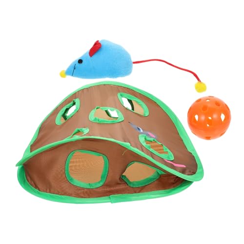 MILISTEN Interaktives Katzenspielzeug Tunnel mit Mausdesign Langlebiger Spieltunnel für Katzen zum Verstecken Jagen und Erkunden Fördert Aktivität und Spielspaß im Haushalt MILISTEN Interaktives Katzenspielzeug Tunnel mit Mausdesign Langlebiger Spieltunnel für Katzen zum Verstecken Jagen und Erkunden Fördert Aktivität und Spielspaß im Haushalt von Milisten