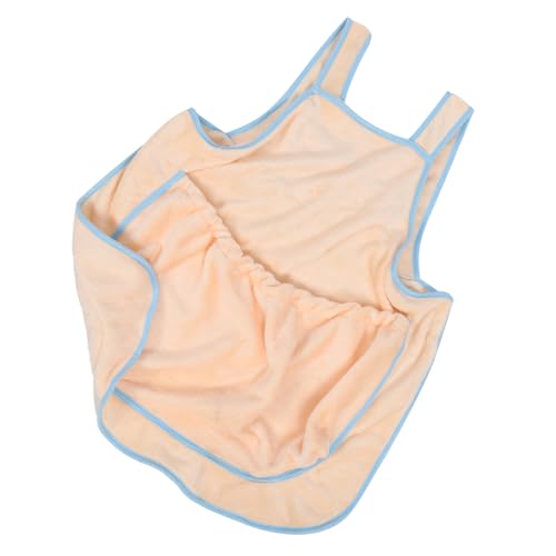Milisten Cat Apron Tragbare Katzentragetasche Weiches Haarschutz Für Katzen Kaninchen Und Mehr Für Ausflüge Besuche Und Hausarbeiten Klassisches Design Cremefarben von Milisten